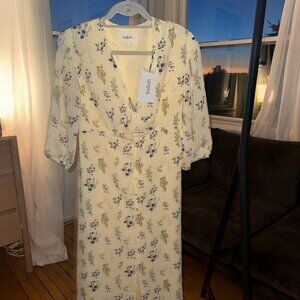 TAGS ON  ba&sh Paris Floral Midi Dress